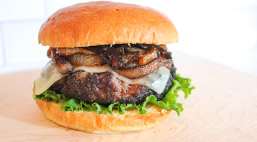 Caramelized Onion Lamb Burgers