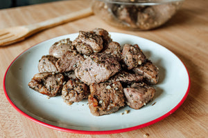 Garlic Butter Air Fryer Lamb Bites