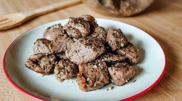 Garlic Butter Air Fryer Lamb Bites