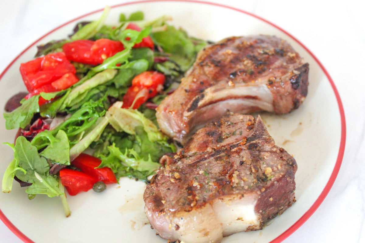 Grilled Lamb Chops Boise River Lamb