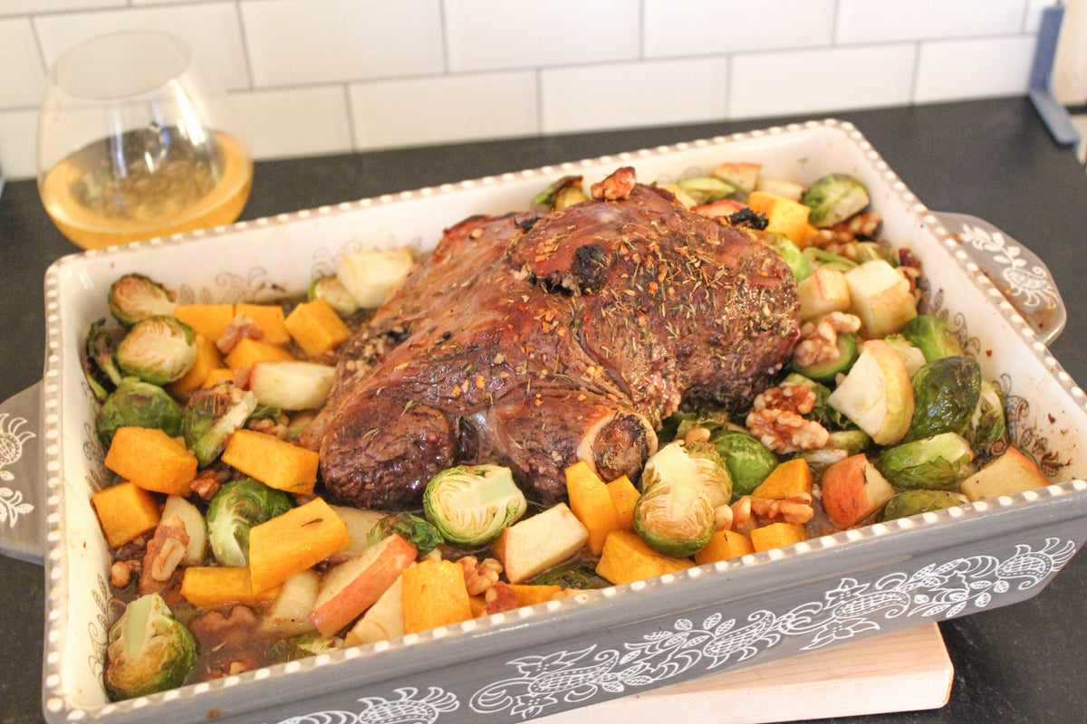 Honey & Cider Leg of Lamb Roast – Boise River Lamb
