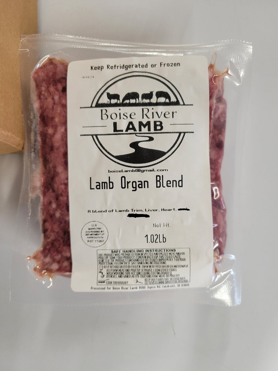 Ground Lamb Organ Blend Boise River Lamb