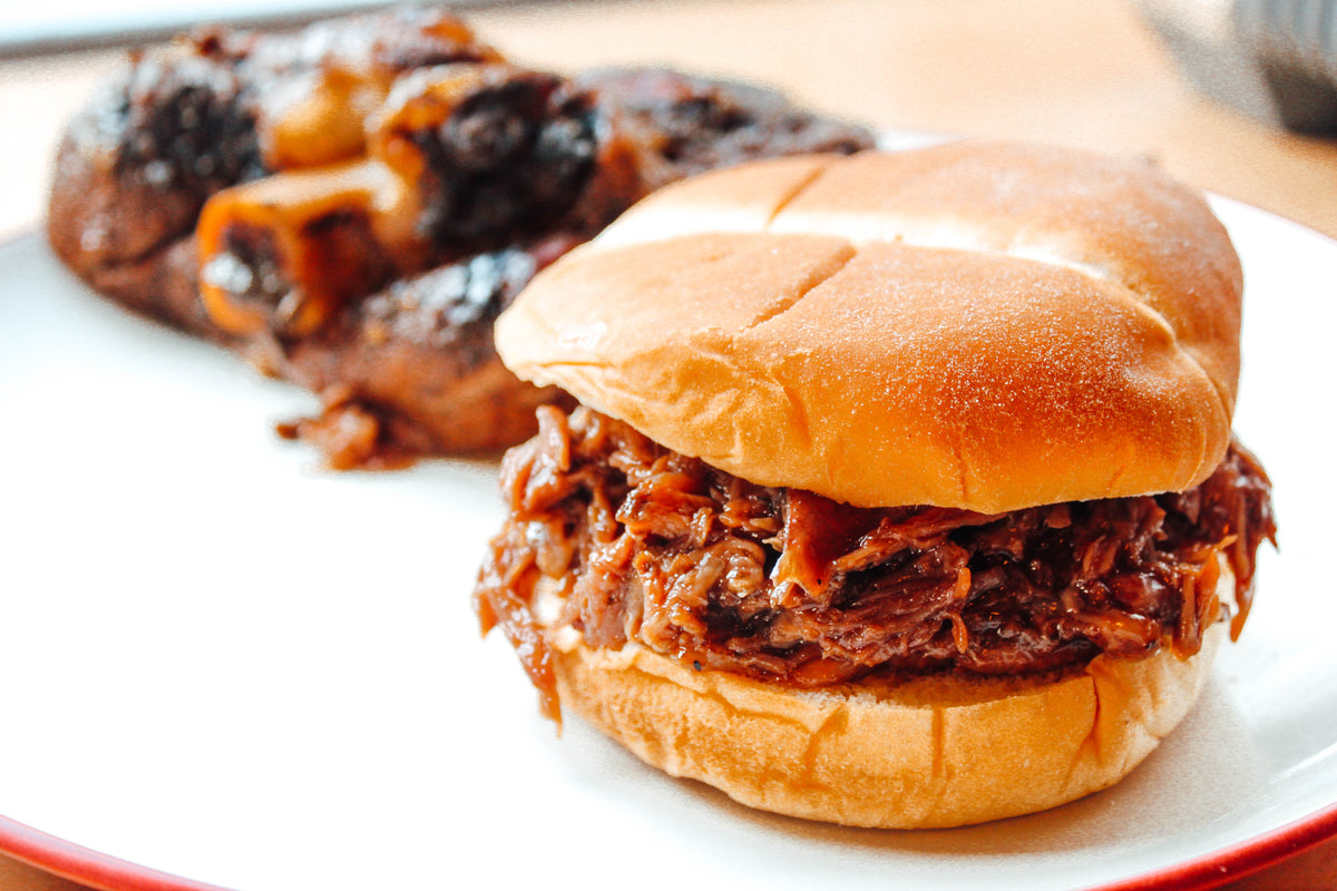 Shredded BBQ Lamb Shanks Boise River Lamb