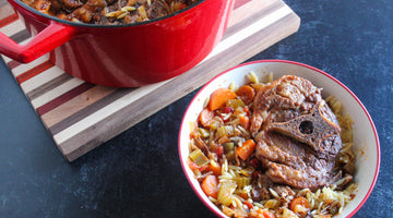 Braised Lamb Neck with Orzo